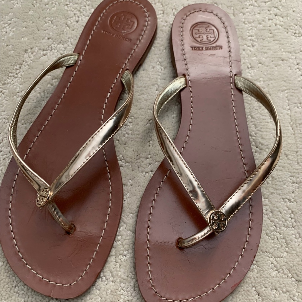 Tory Burch Terra Thong Leather Sandal